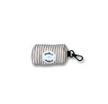 “PABLO” brown stripe pop bag - תיק שקיות פסים חום ״פאבלו״