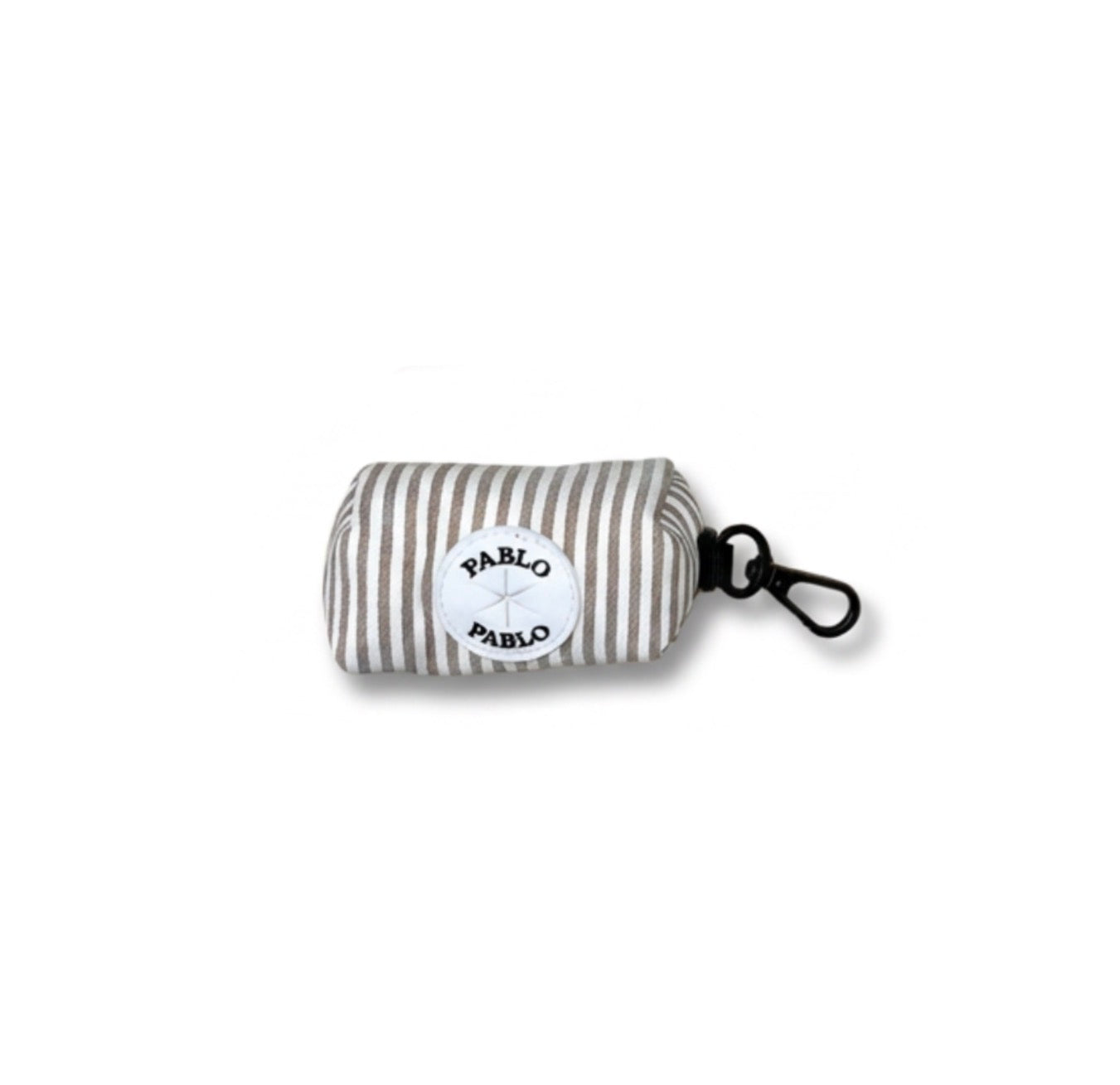 “PABLO” brown stripe pop bag - תיק שקיות פסים חום ״פאבלו״